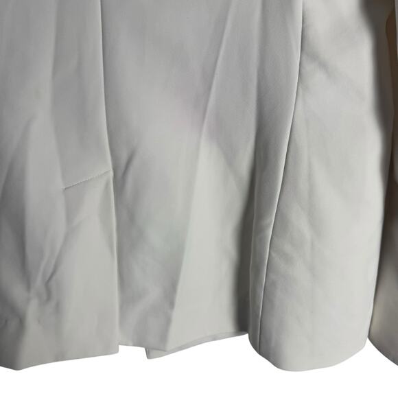 Veronica Beard White Scuba Zip Pocket Dickey Office Travel Blazer Jacket Size 6 - Picture 13 of 16